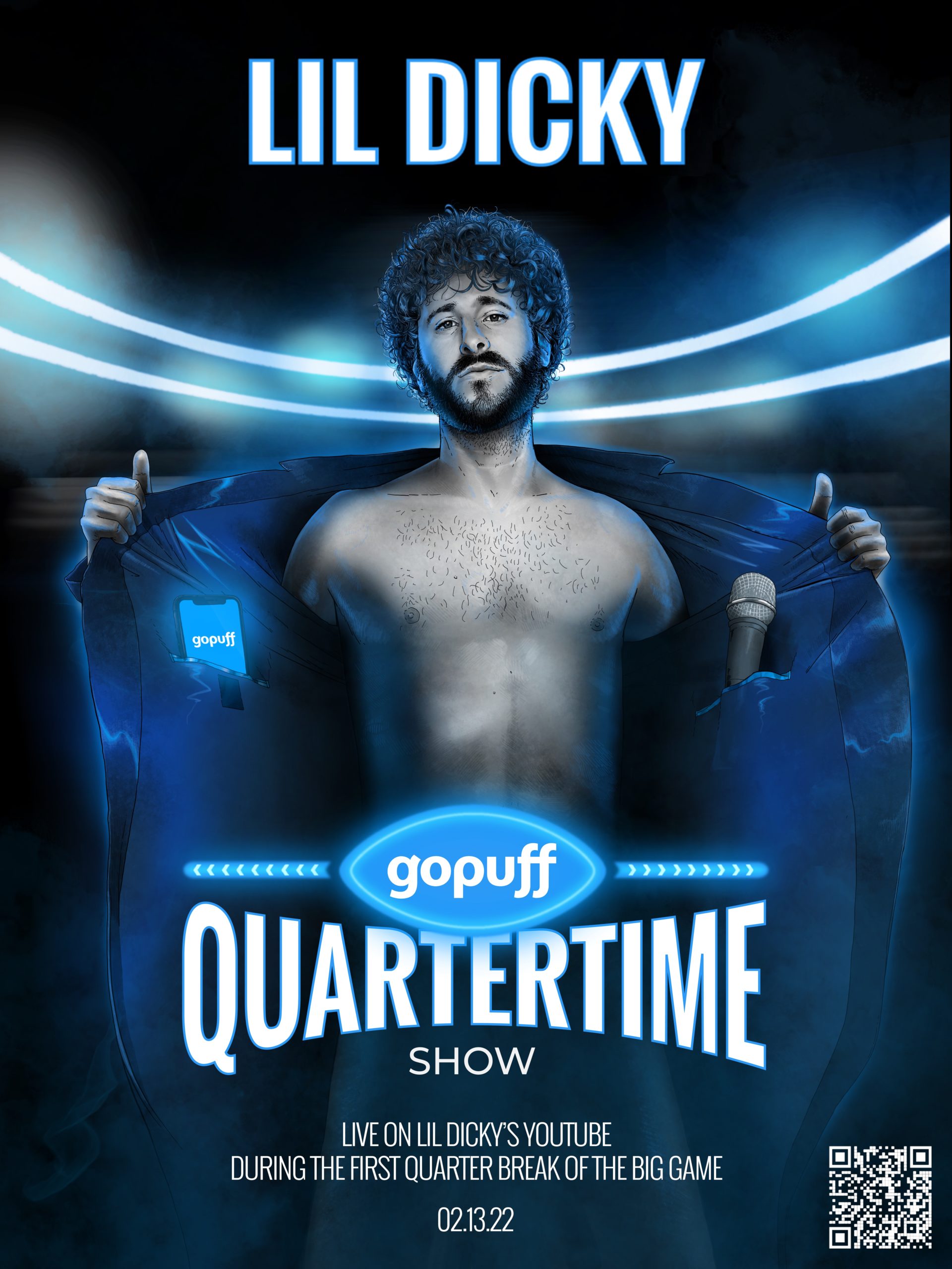 Rapper Lil Dicky Gets the Jump on the Super Bowl Halftime Show with the First Ever Gopuff Quartertime Show